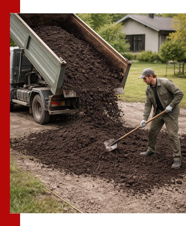Чернозем для газона с доставкой в Комсомольске-на-Амуре быстро и качественно