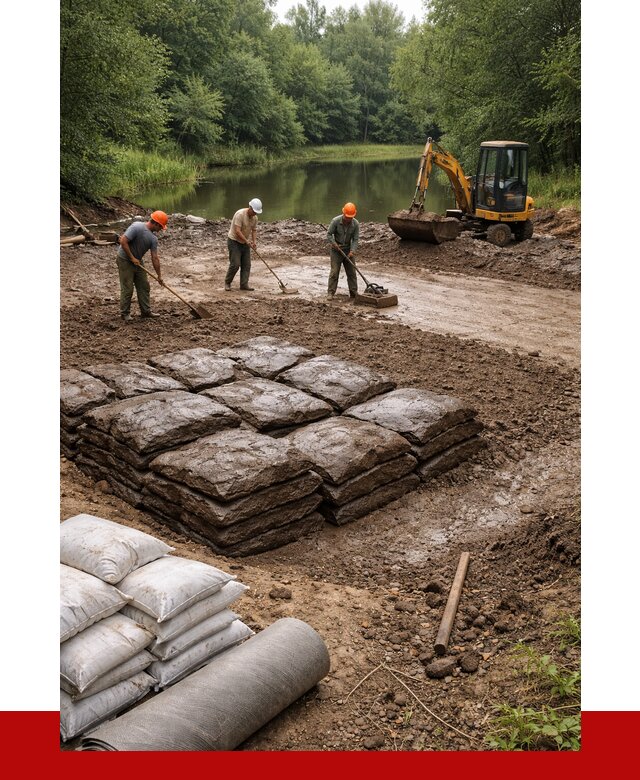 Купить глину для пруда в Комсомольске-на-Амуре от 4592 р. с доставкой | ПРОНЕРУДКмс