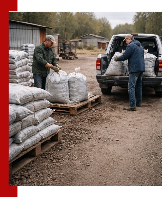 Купить конский навоз в мешках с доставкой в Комсомольске-на-Амуре