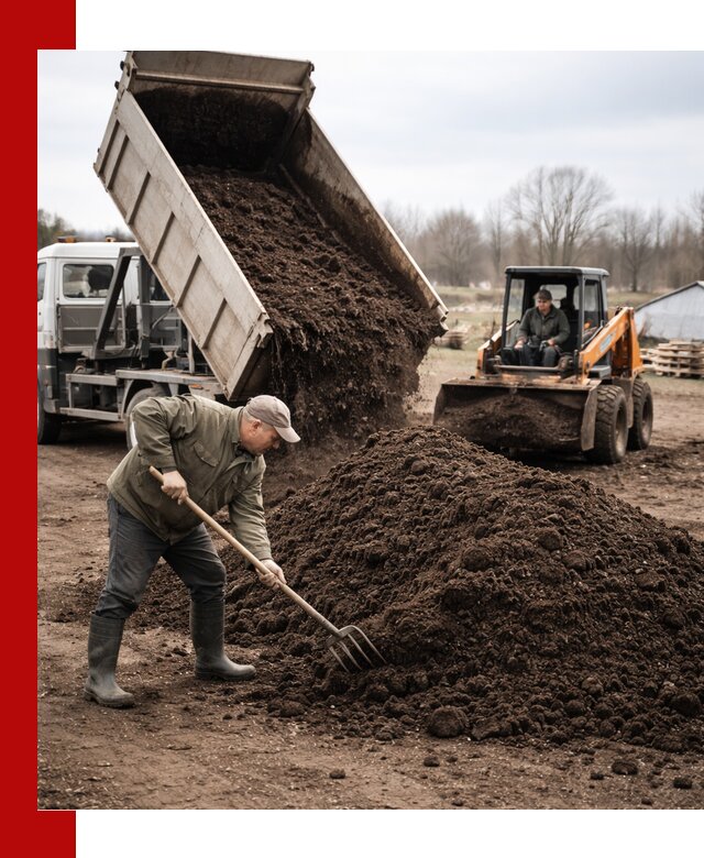 Доставка и продажа перегноя в Комсомольске-на-Амуре быстро и дешево
