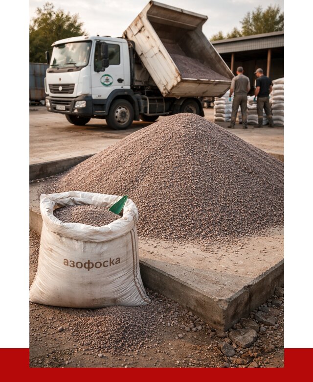 Купить азофоска в Комсомольске-на-Амуре с доставкой от 1224 р. за куб | ПРОНЕРУДКмс