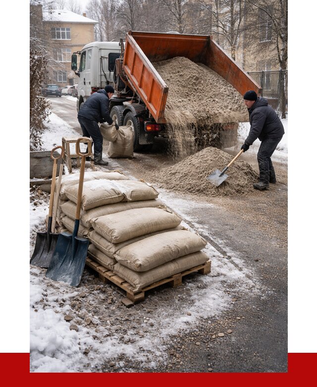 Противогололедные материалы оптом в Комсомольске-на-Амуре от 4286 р. | ПРОНЕРУДКмс