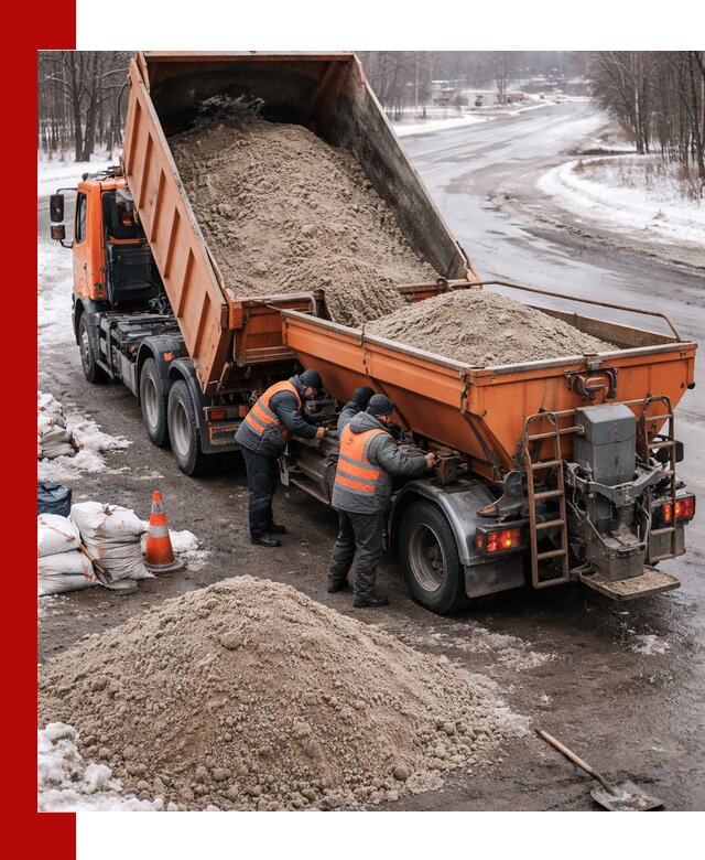 Поставка и вывоз пескосоля в Комсомольске-на-Амуре оптом и в розницу