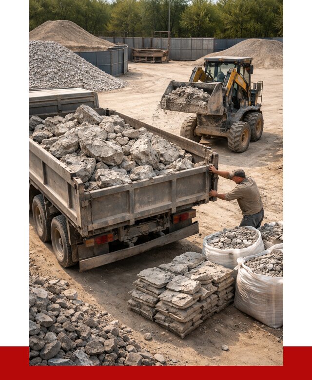 Купить бой бетона с доставкой в Комсомольске-на-Амуре от 4898 р. | ПРОНЕРУДКмс