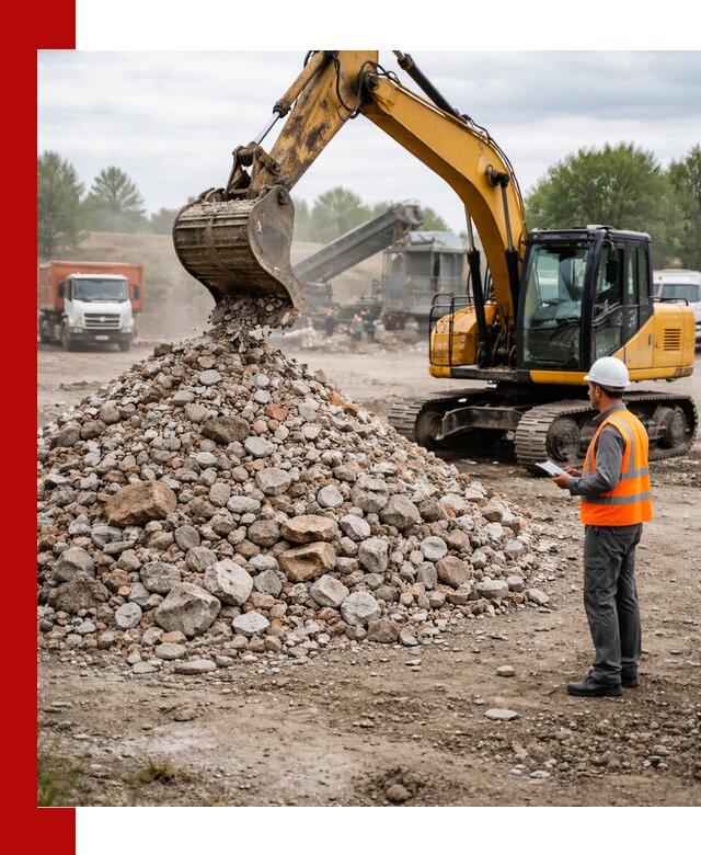 Доставка и вывоз строительного боя в Комсомольске-на-Амуре