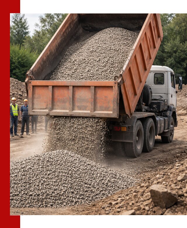 Доставка сыпучих материалов самосвалом в Комсомольске-на-Амуре быстро и надежно