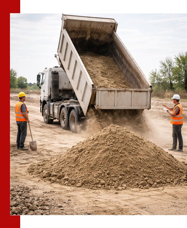 Доставка самосвалом 15 кубов в Комсомольске-на-Амуре за город и по городу