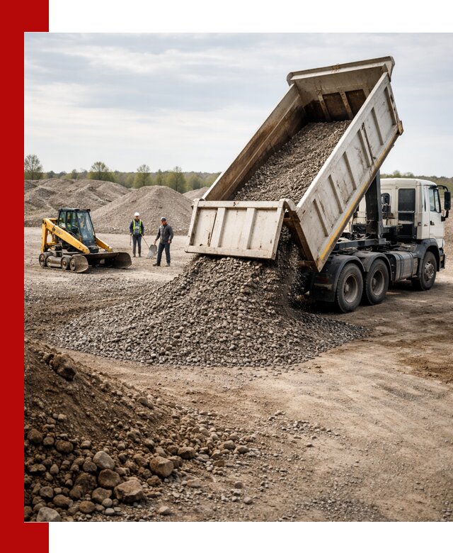 Доставка самосвалом 25 м³ в Комсомольске-на-Амуре быстро и надежно