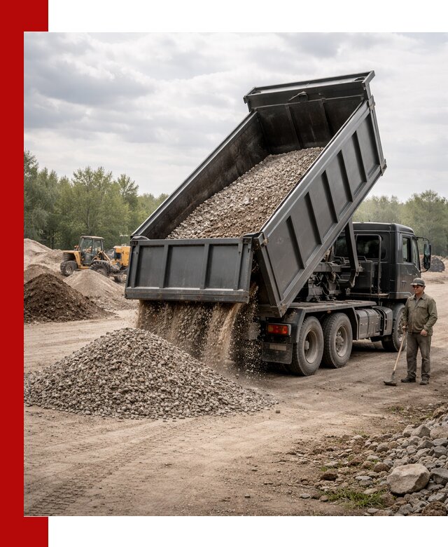 Доставка самосвалом 30 м3 по выгодным ценам в Комсомольске-на-Амуре