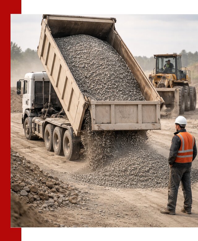 Доставка самосвалом 40 кубов цемента и сыпучих в Комсомольске-на-Амуре