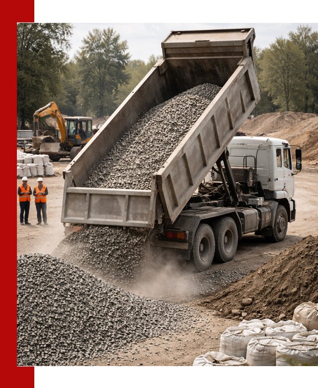 Аренда самосвала в Комсомольске-на-Амуре для доставки сыпучих и нерудных материалов